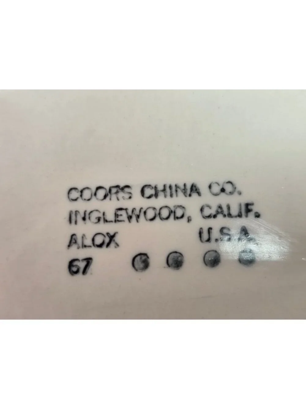 Vintage Coors China Commercial-Grade Oval Serving Platter MCM Restaurant Ware